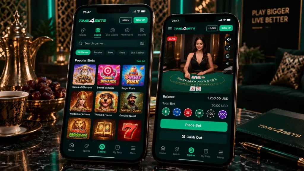 time4bets slots mobile
