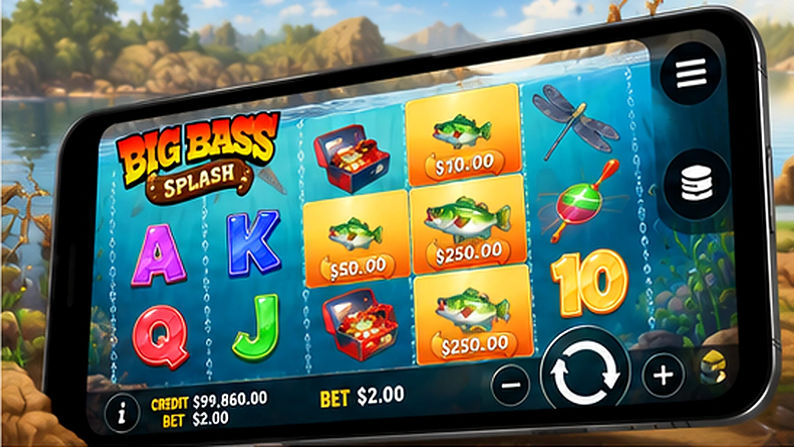 Big Bass Splash gameplay on mobile devices