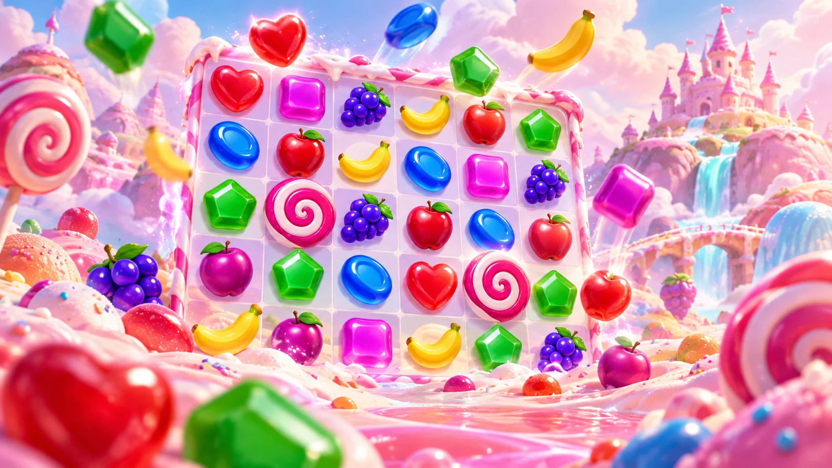 Sweet Bonanza by Pragmatic Play candy slot with 6x5 game grid