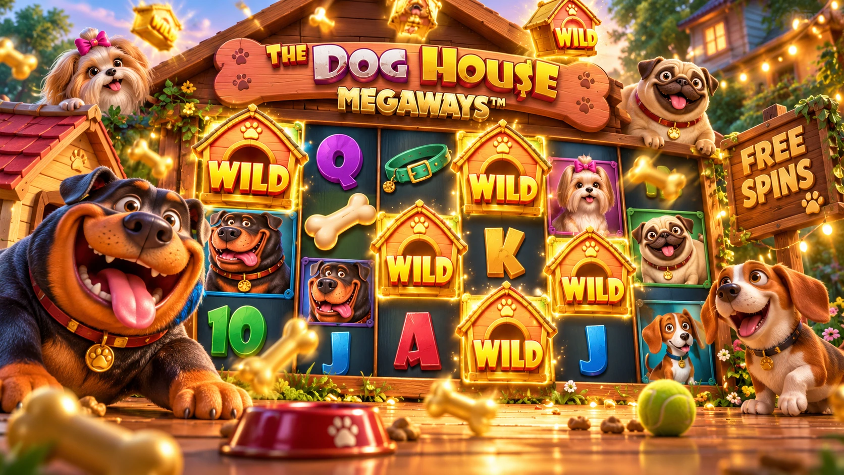 The Dog House Megaways Sticky Wilds versus Raining Wilds bonus
